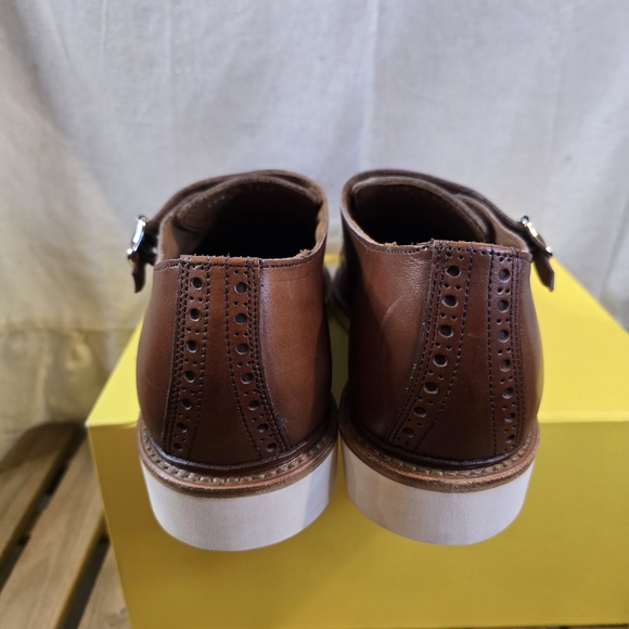 Allen Edmonds Brown Double Charles Monk Strap Oxfords - Picture 10 of 11